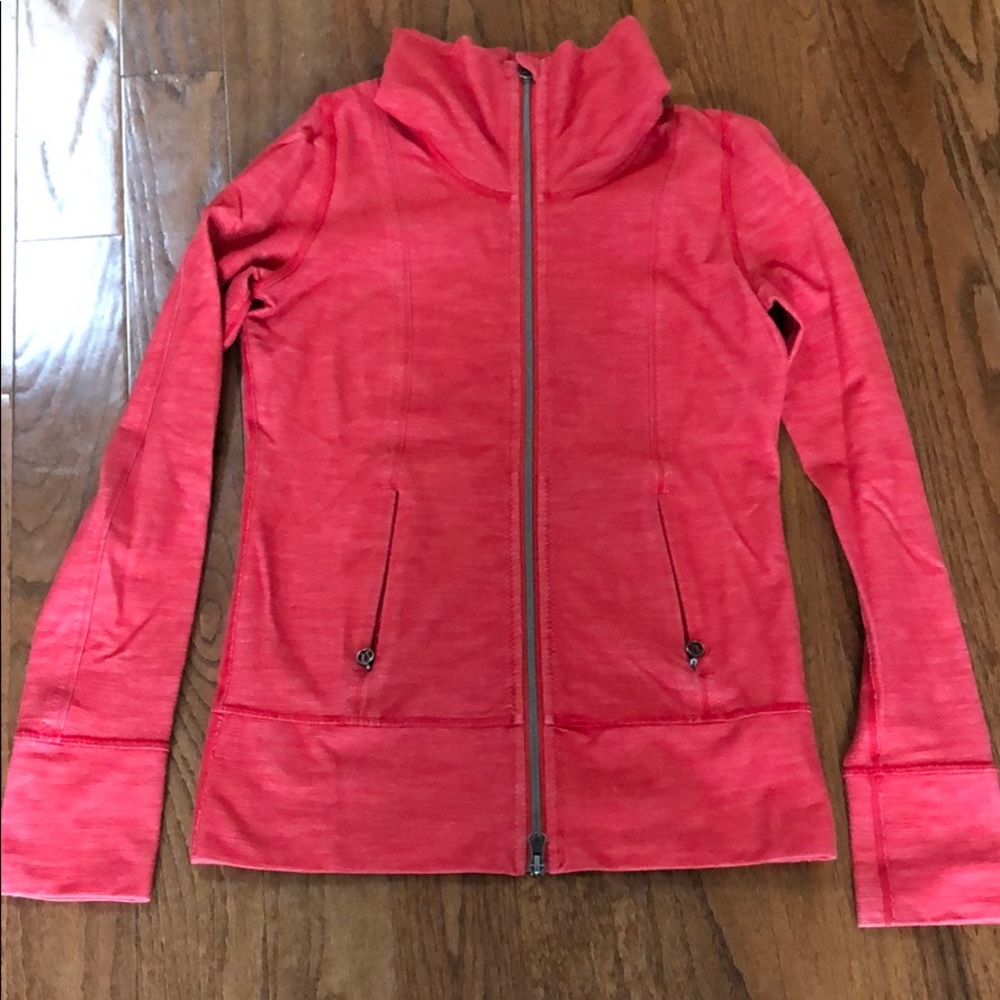 Lululemon Zip Up Size 4 color Red